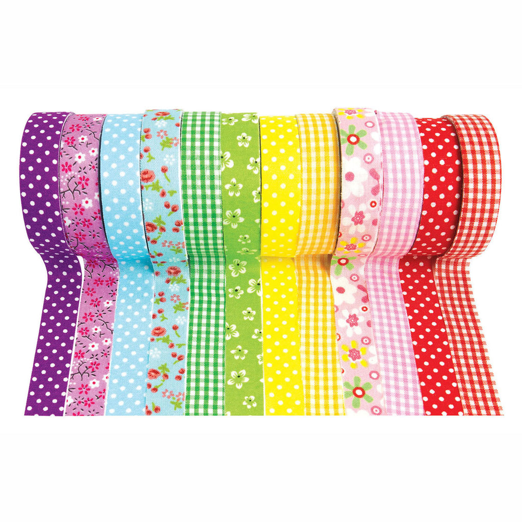 Colorations - tape stof en patronen set van 12