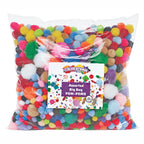 Colorations - zak pompoms 450 gram, 1200st.