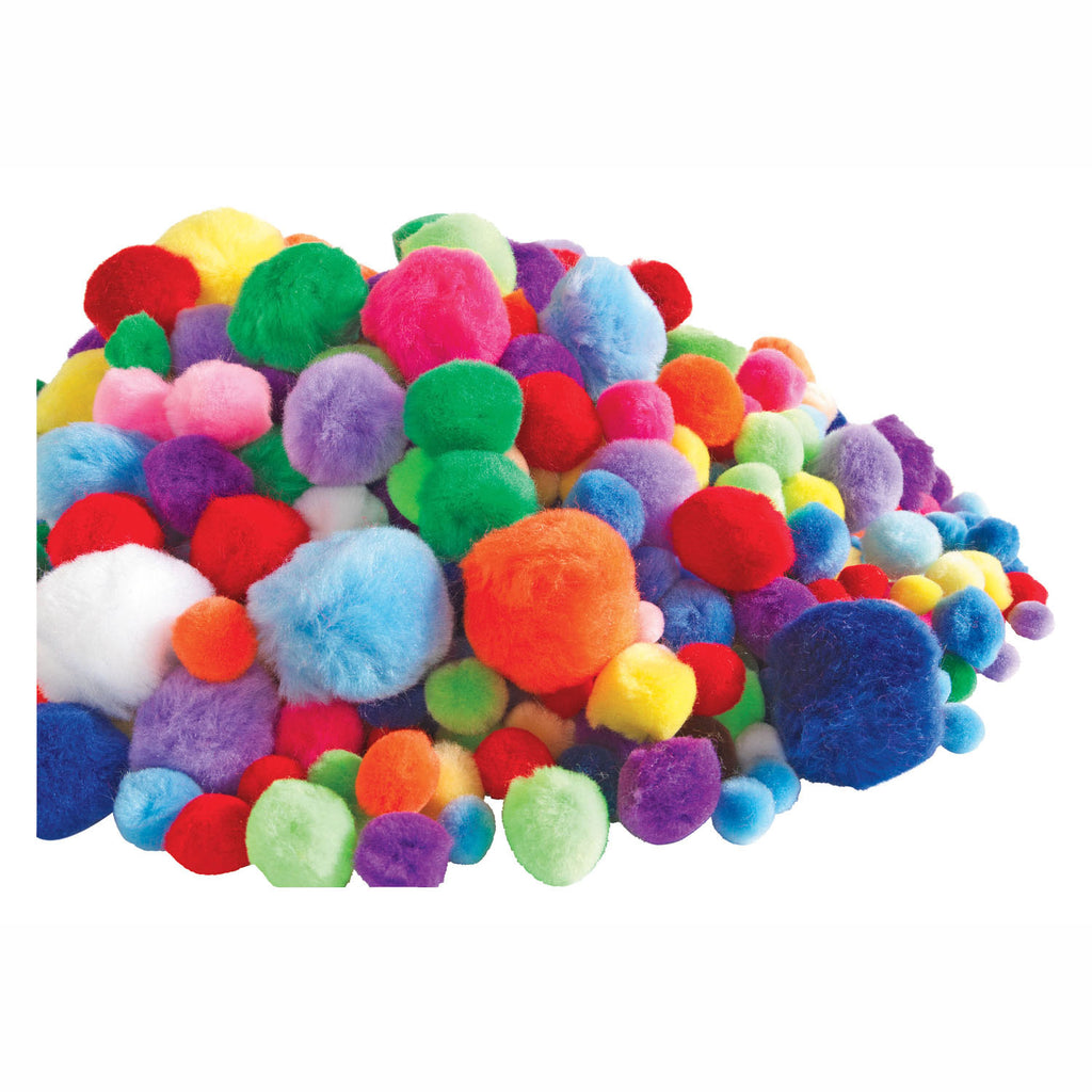 Colorations - zak pompoms 450 gram 1200 stuks
