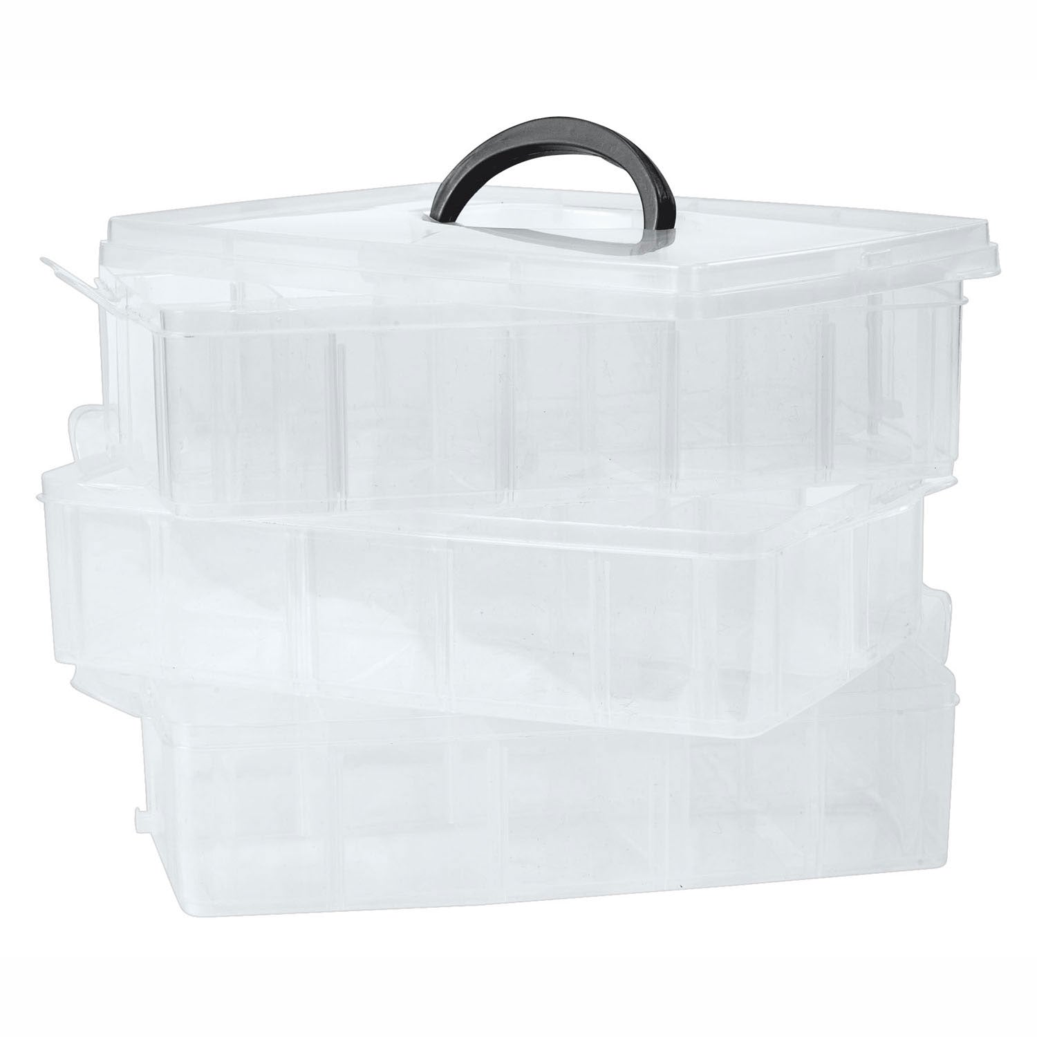 Colorations - opbergkoffer knutselmateriaal 3-laags