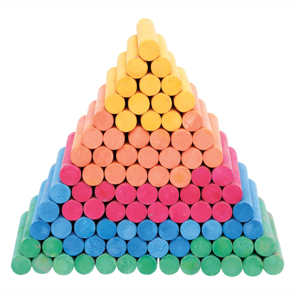 Colorations - gekleurd stofloos krijt 100st.