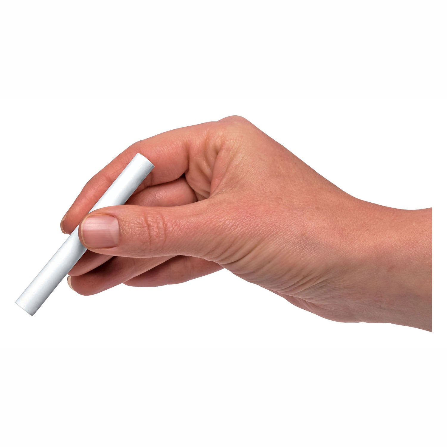 Colorations - wit stofloos krijt 100st.