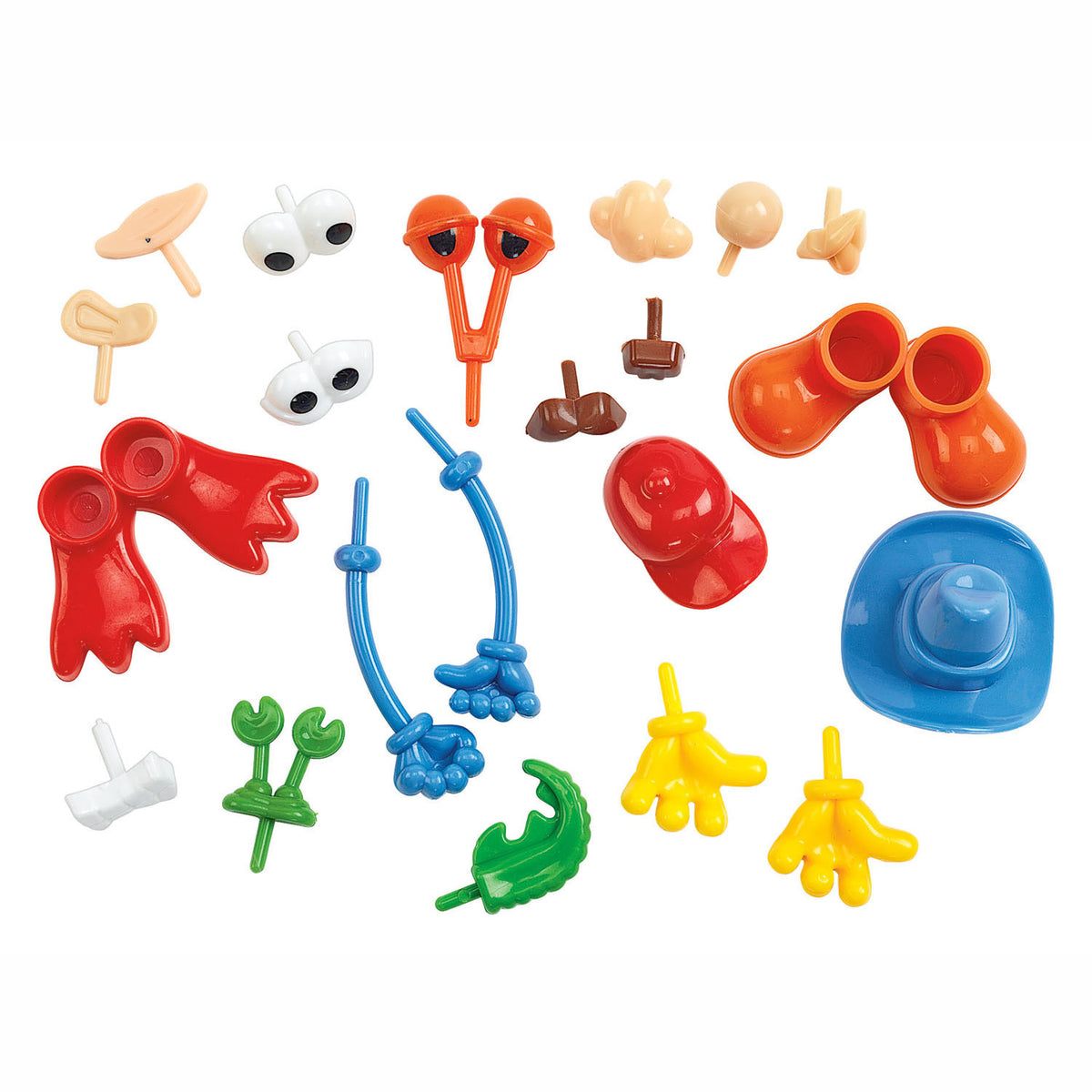 Colorations - creatieve wezens klei accessoires, 130dlg.