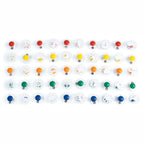 Colorations - gemakkelijke grip stempels megaset, 50st.
