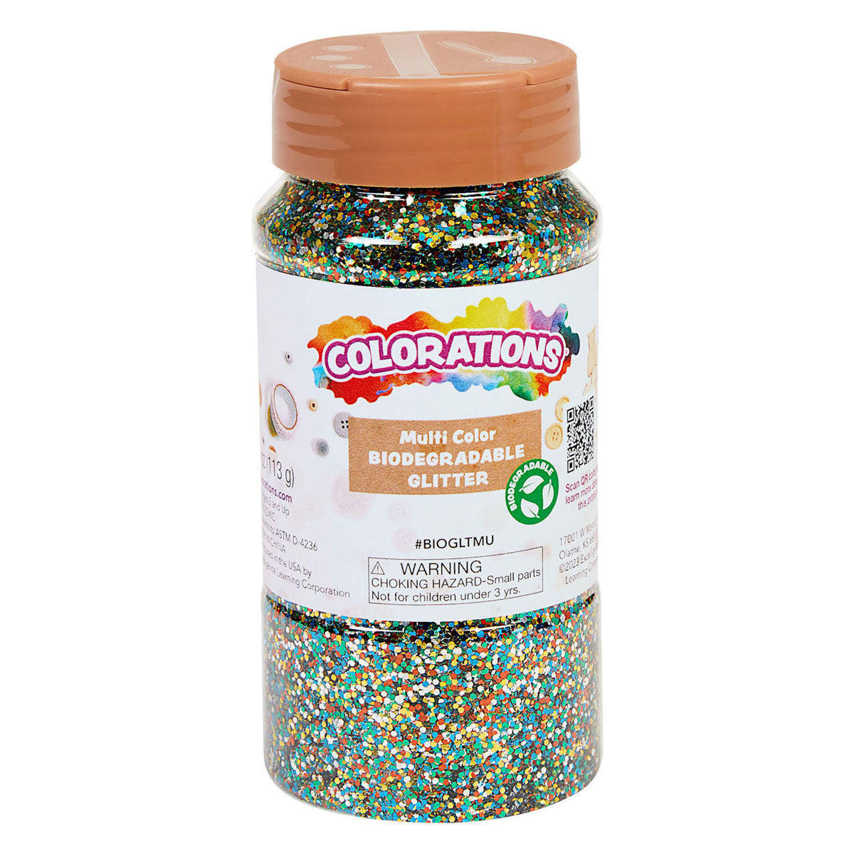 Colorations - biologische afbreekbare glitter - multi 113 gram