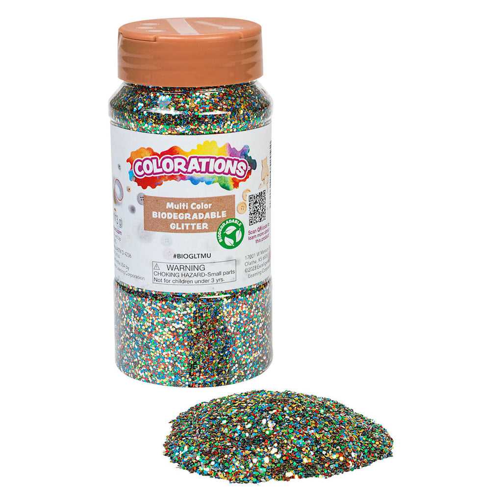 Colorations - biologische afbreekbare glitter - multi 113 gram