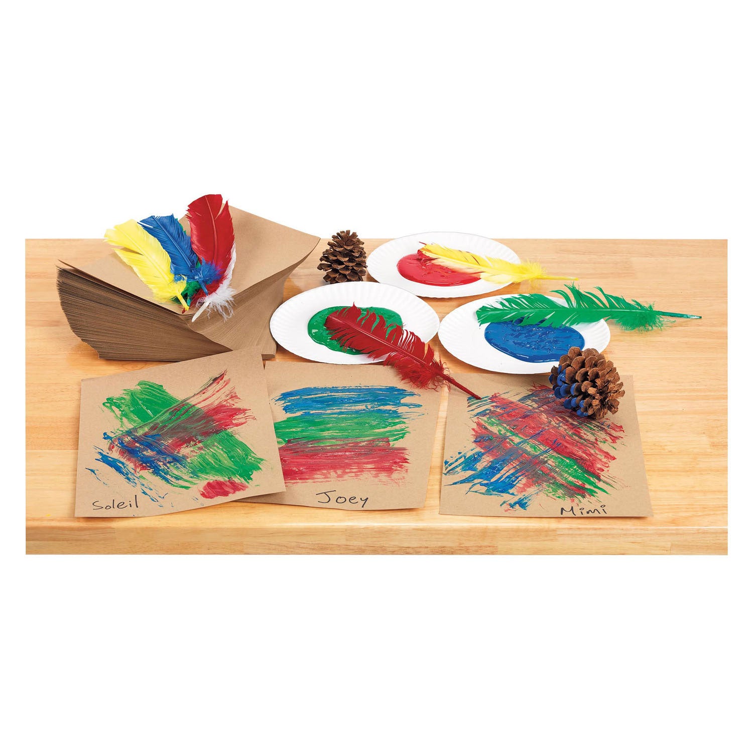 Colorations - veren 30cm set van 24