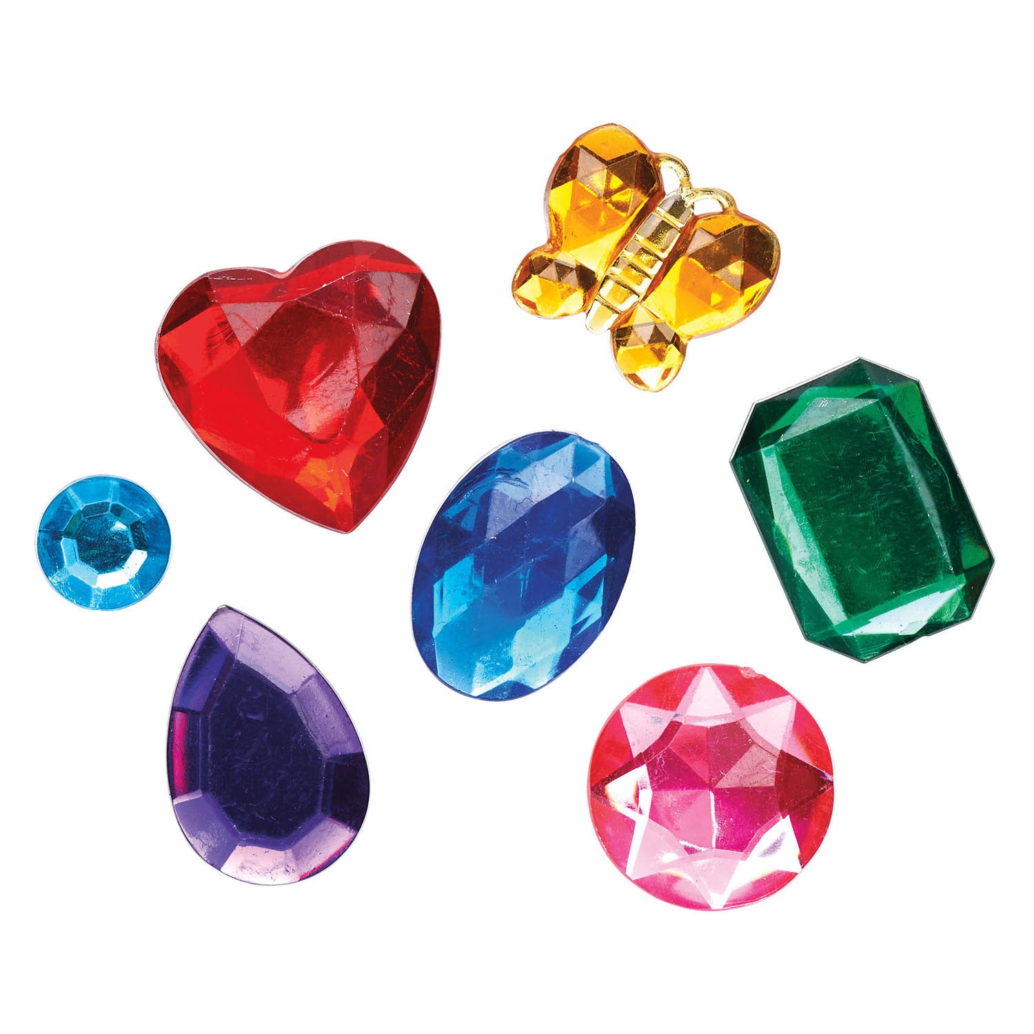Colorations - glitterende strass steentjes groot, 453 gram