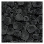 Colorations - pom poms zwart, 100st.