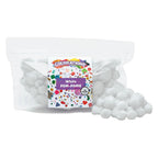 Colorations - pom poms wit, 100st.