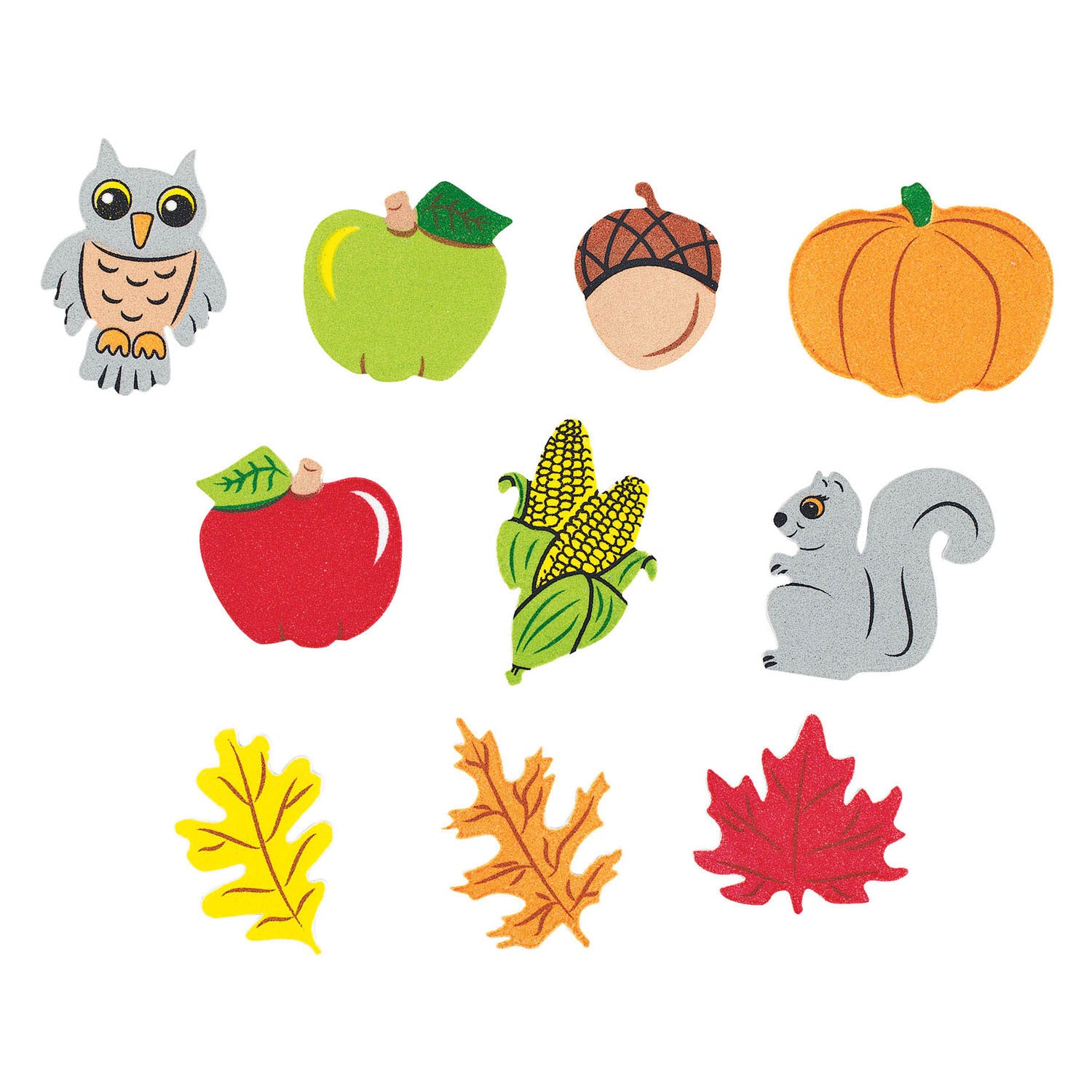 Colorations - zelfklevende foamstickers herfst 300st.