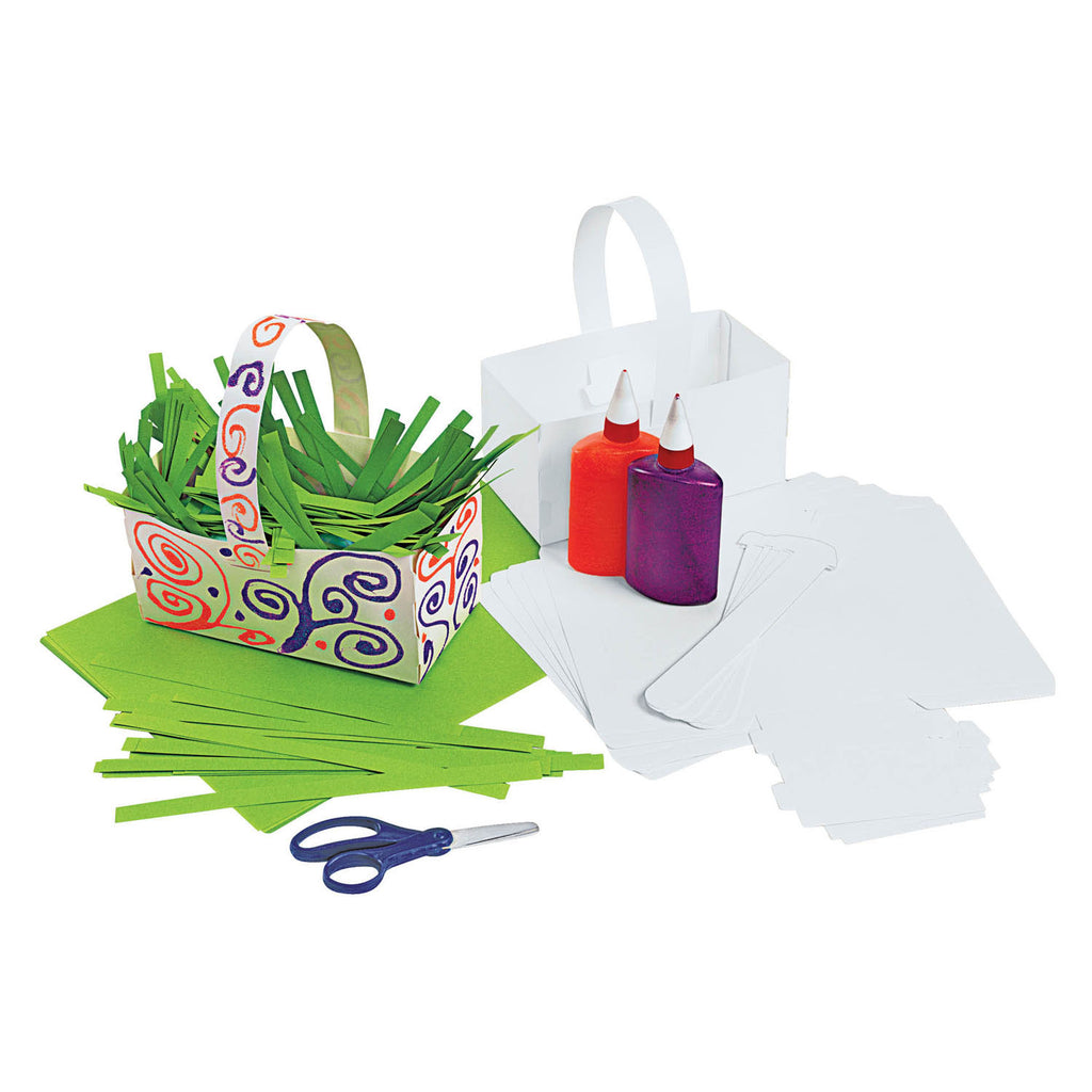 Colorations - opvouwbare papieren manden set van 20