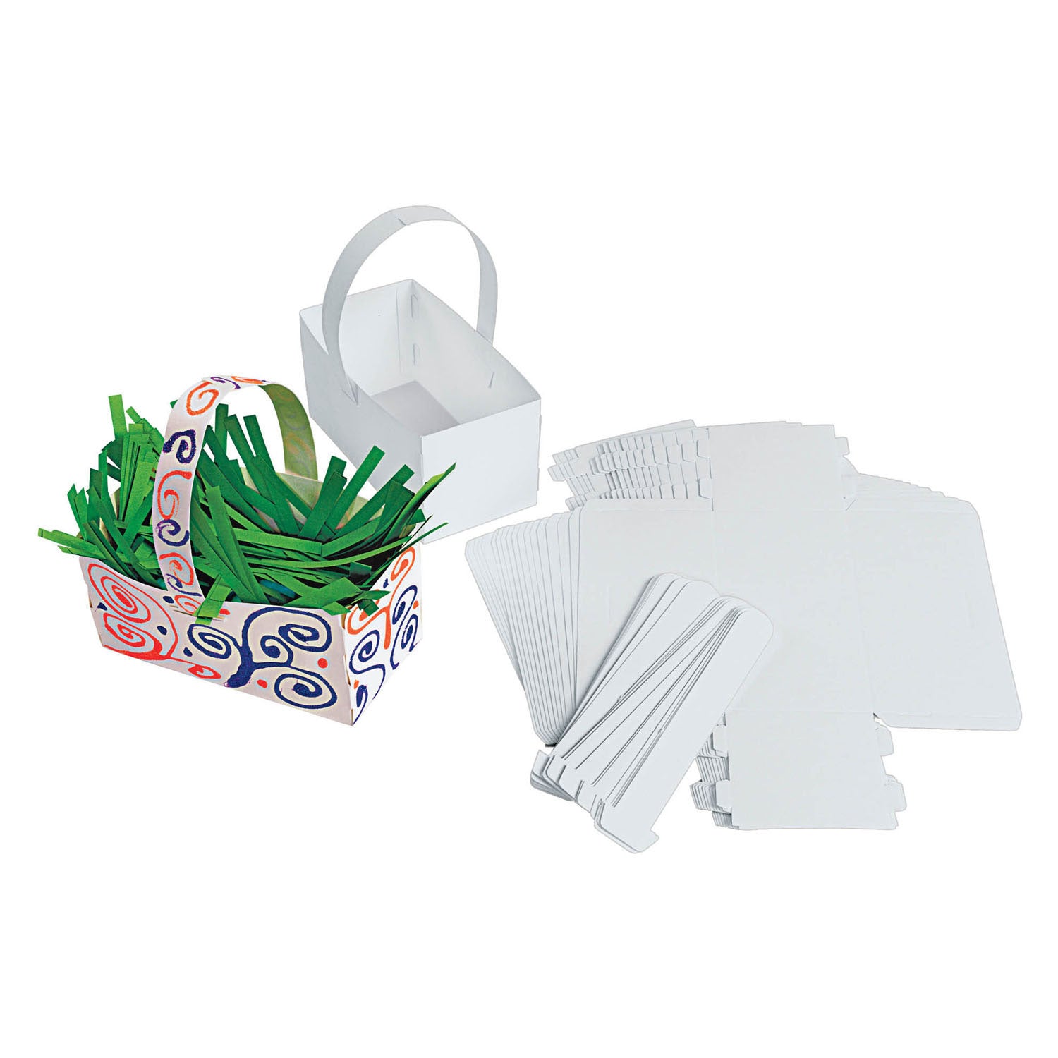 Colorations - opvouwbare papieren manden set van 20