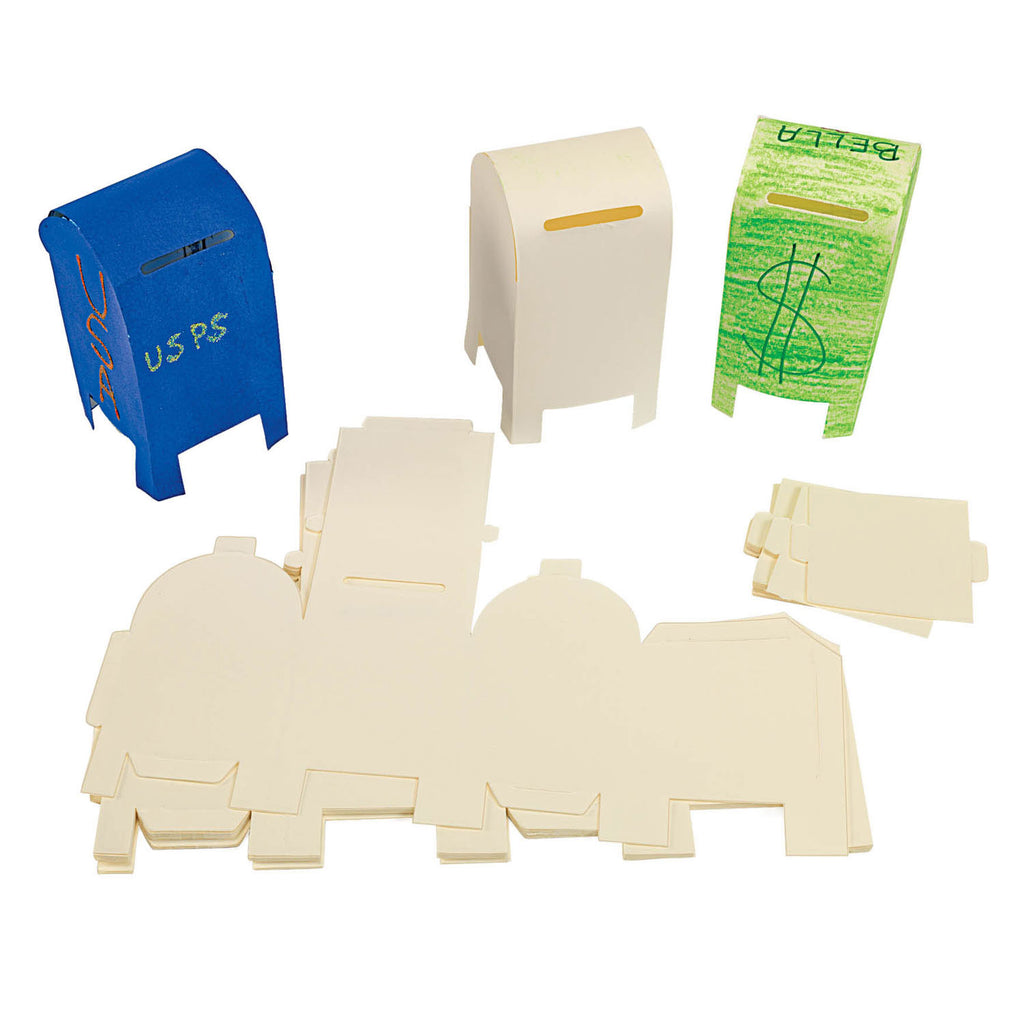 Colorations - opvouwbare papieren brievenbus set van 20