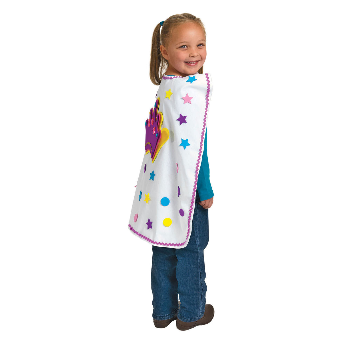 Colorations - versier je eigen superhelden cape set van 6
