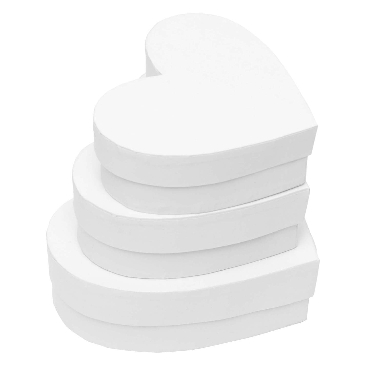 Colorations - papier-mache dozen hartvorm 3st.