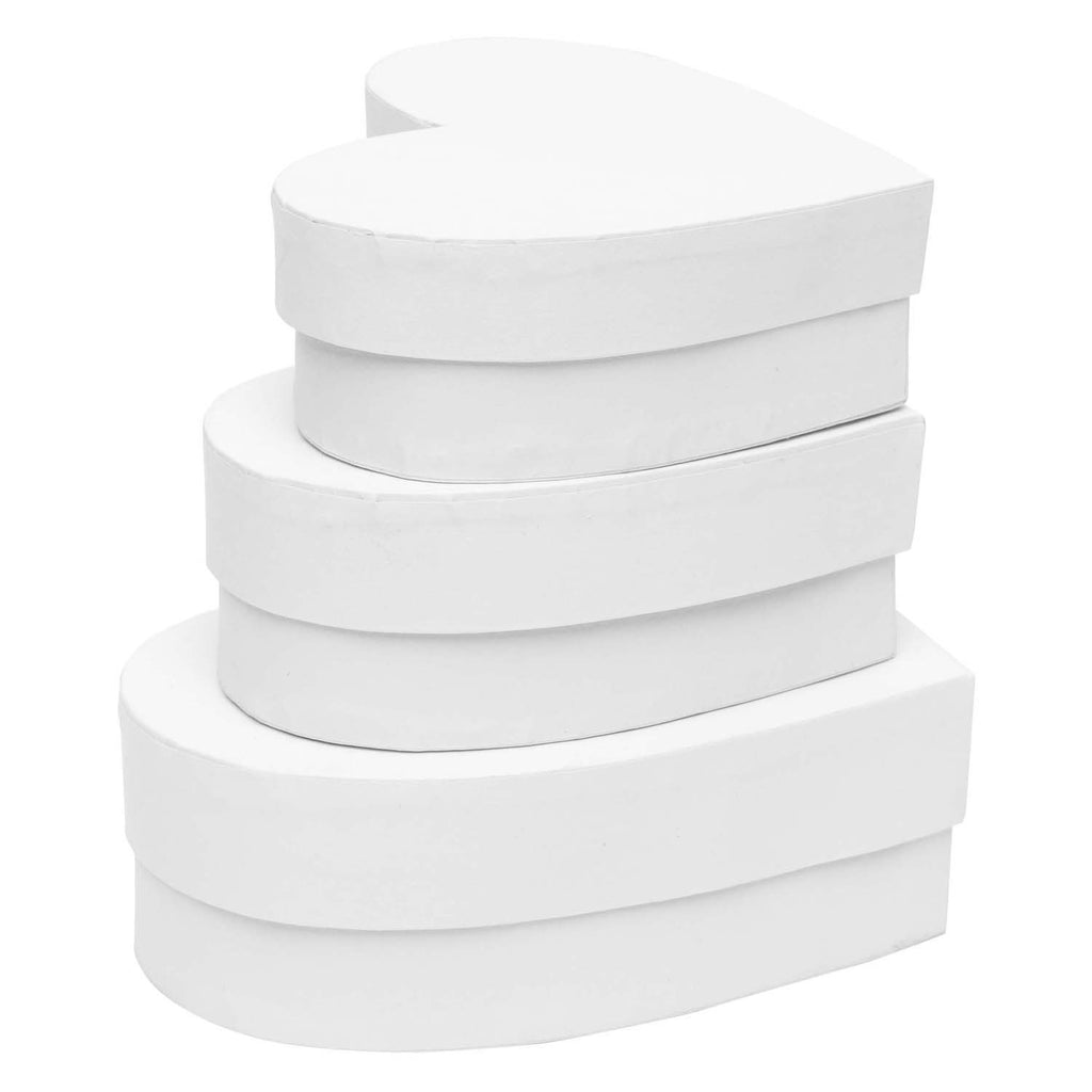 Colorations - papier-mache dozen hartvorm 3st.