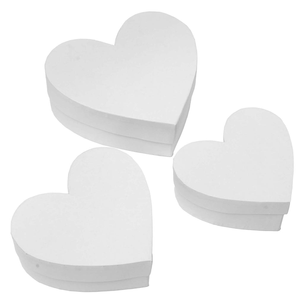 Colorations - papier-mache dozen hartvorm 3st.