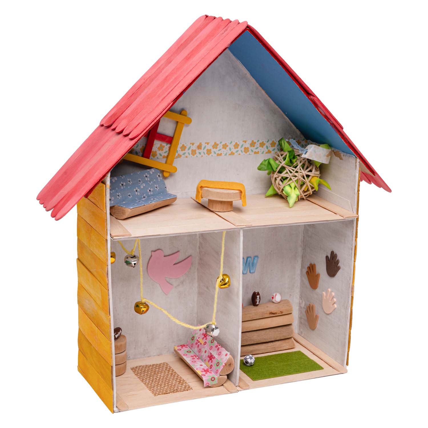 Colorations - papier-mache poppenhuis