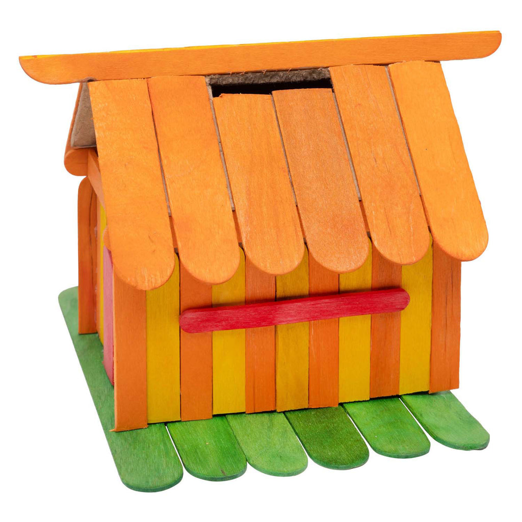 Colorations - huisvormige spaarpotten, 3st.