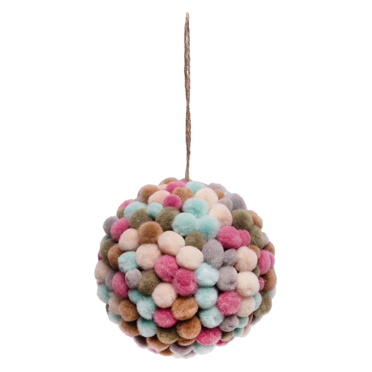 Colorations - papier-mache balornamenten 6 stuks