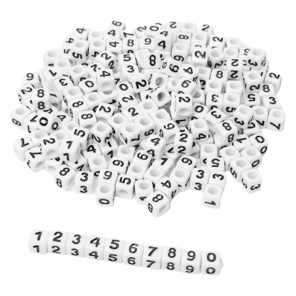 Colorations - nummer kralen 7mm 300st.