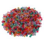 Colorations - pony kralen glitter 6x9 mm 1000st.