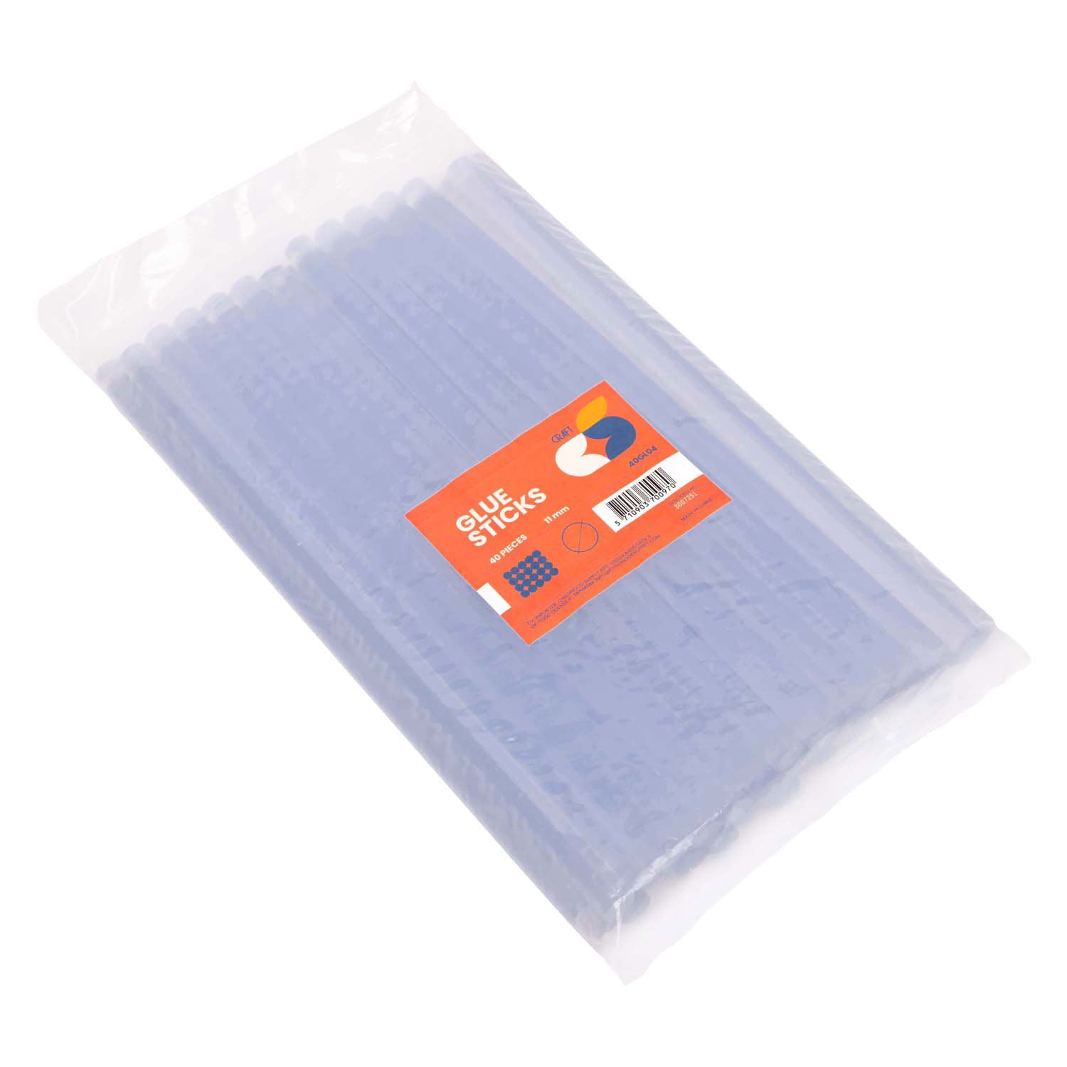 Colorations - transparante smeltlijmsticks - 11x 250 mm 40st.