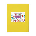 Colorations - foam vellen geel, 10st.
