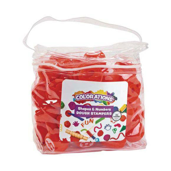 Colorations - vormen & cijfers klei stempels 26dlg.
