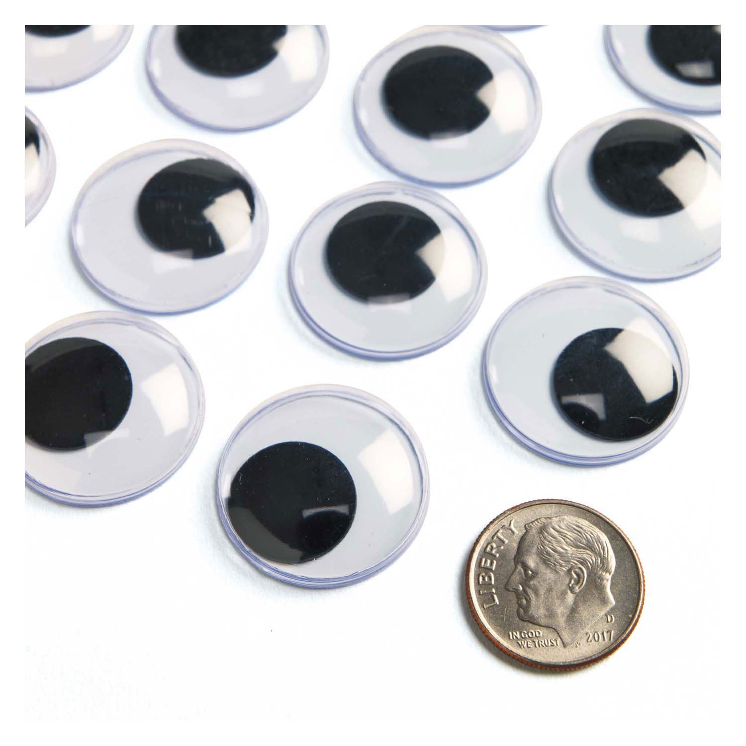 Colorations - zwarte wiebeloogjes 100st.