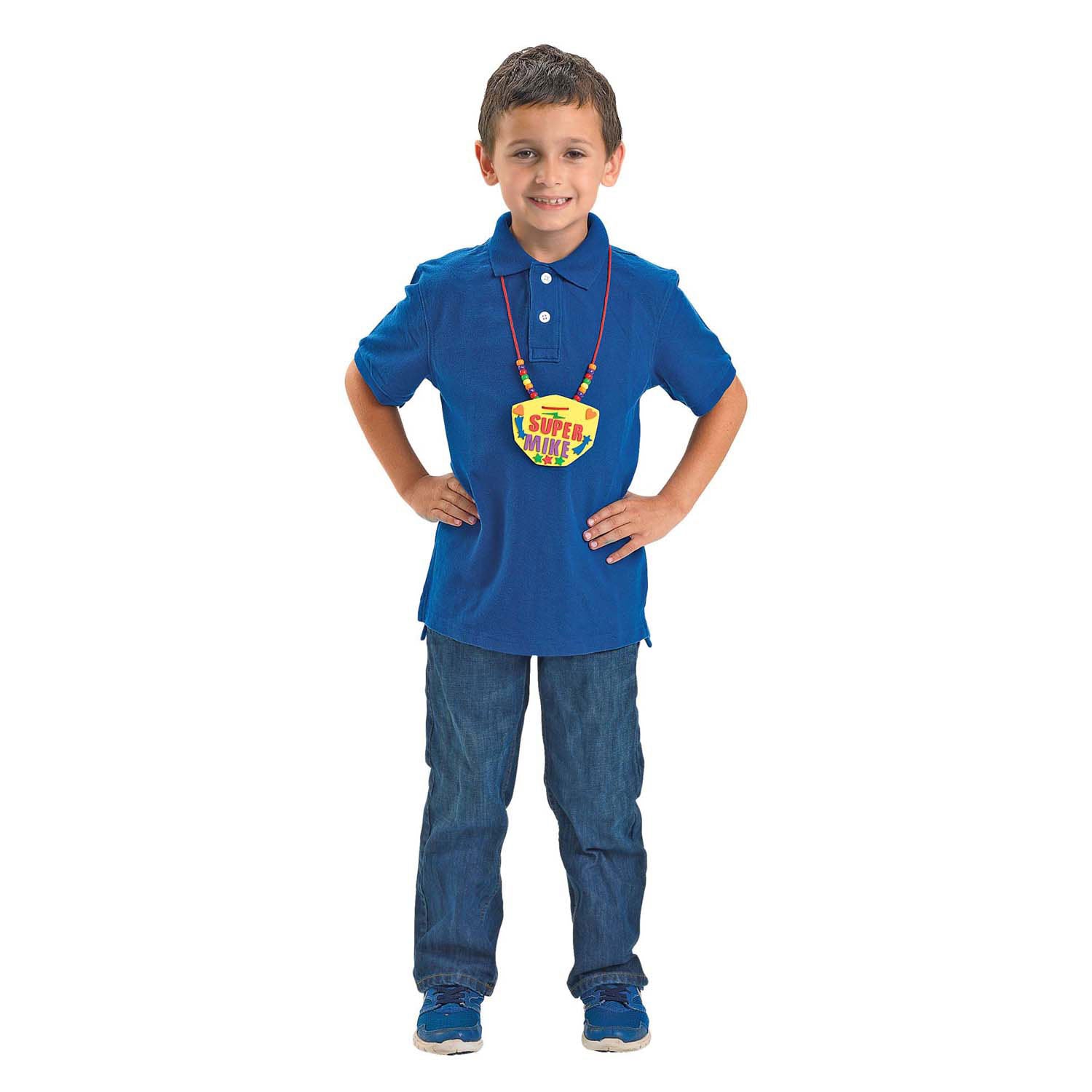 Colorations - superheld hanger knutselset 12dlg.