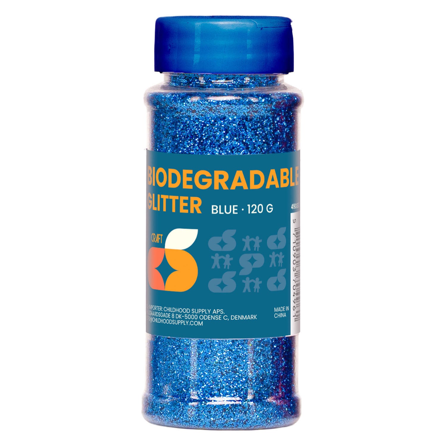 - Biodegradable Glitter - Blauw - 120 gram