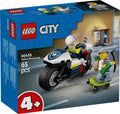 Lego ® city achtervolging op politiemotor - 60455