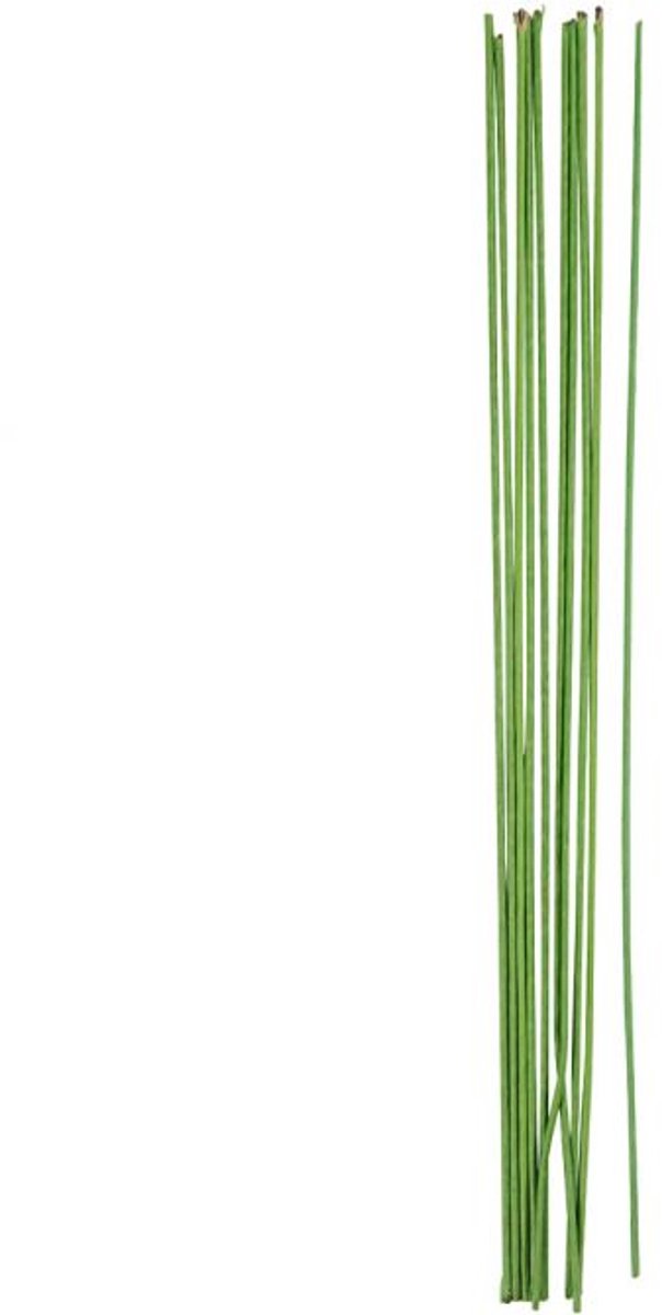 Creativ company cc bloemsteeldraad 30 cm groen 20 stuks