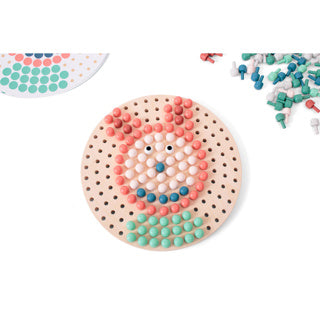 BS Toys - insteek mozaïekspel - mozaïek van hout - mozaïekpuzzel - educatief speelgoed - fsc hout - leerspel - geschikt vanaf 4 jaar