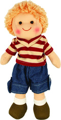 Bigjigs stoffen pop harry jongen jongenspop 28 cm
