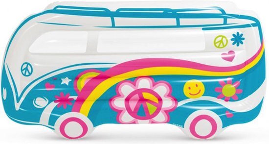 Intex - groovy van luchtbed bus 178x91 centimeter 58728np