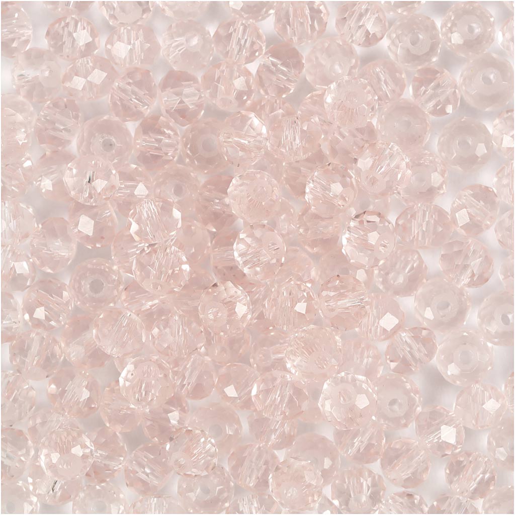 Creativ Company - Creativ Company Https://www.cchobby.nl/facet-kralen-d-4-mm-gatgrootte-1-mm-lichtroze-45-stuk-1-doos
