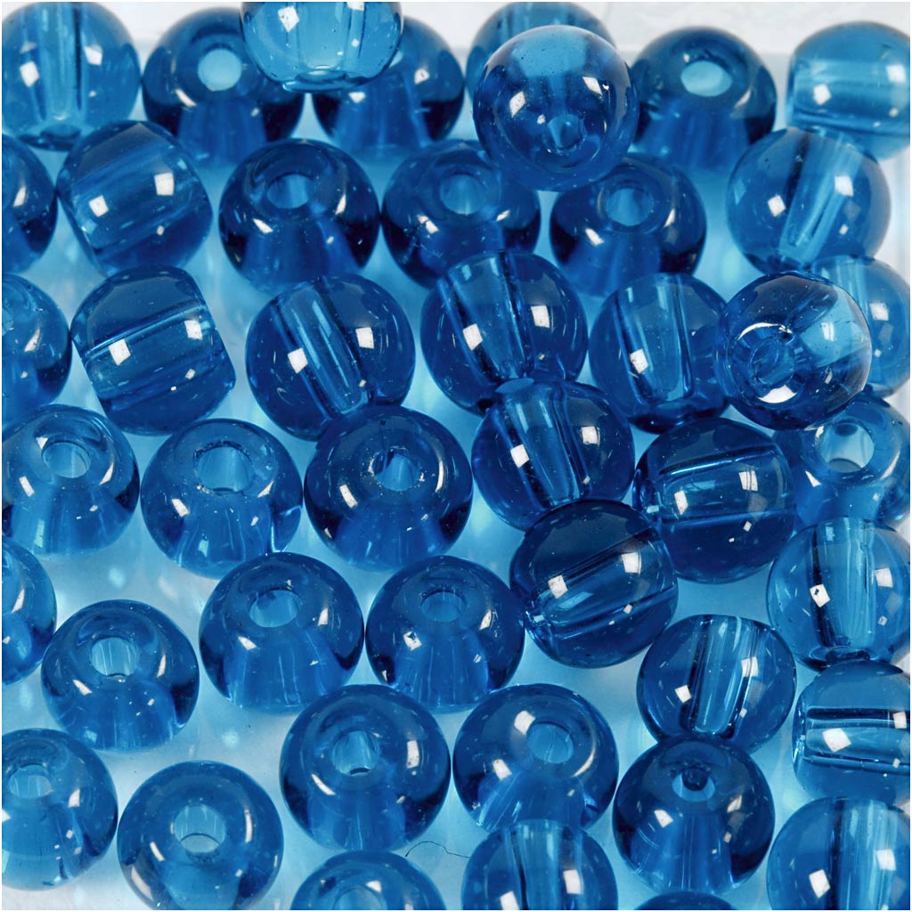 Creativ Company - Creativ Company Https://www.cchobby.nl/glas-kralen-d-4-mm-gatgrootte-1-mm-turquoise-45-stuk-1-doos