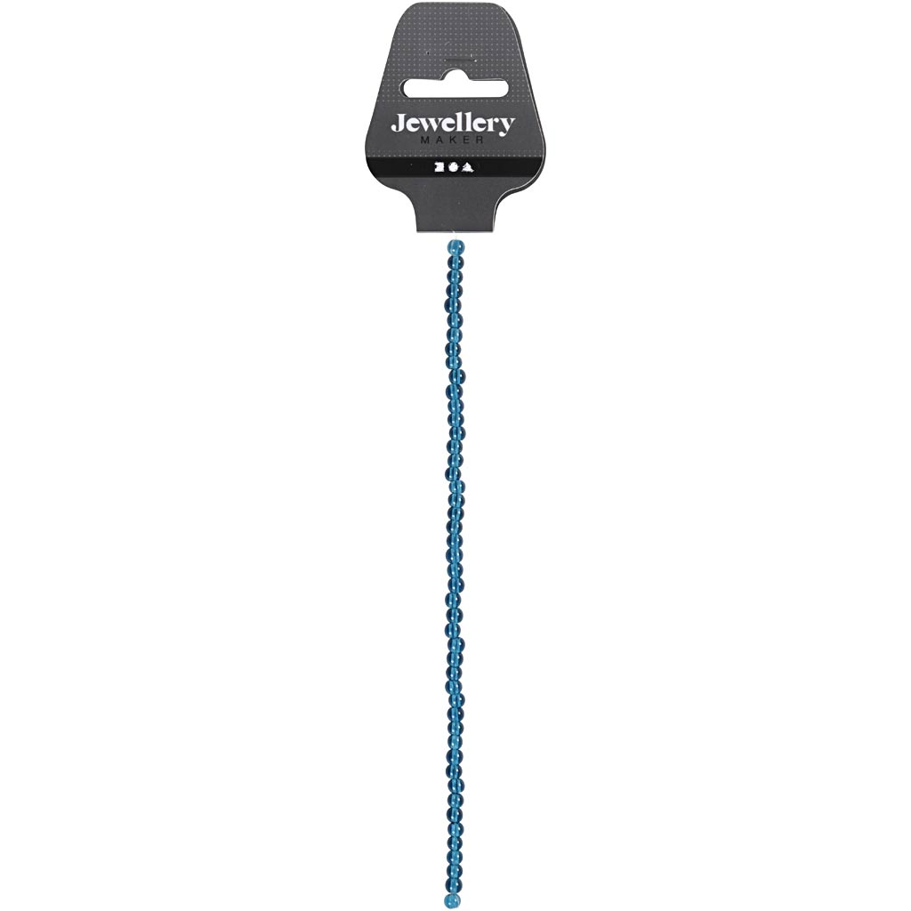 Creativ Company - Creativ Company Https://www.cchobby.nl/glas-kralen-d-4-mm-gatgrootte-1-mm-turquoise-45-stuk-1-doos