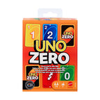 Mattel games uno zero kaartspel