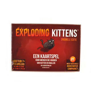 Exploding Kittens - Exploding Kittens originele editie - kaartspel vol spanning en humor - 2 tot 5 spelers - vanaf 7 jaar