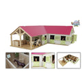 Kids globe paardenhoekstal roze