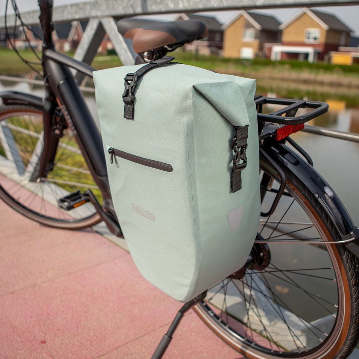 Lynx - Lynx fietstas enkel tpu 28l mintgoen waterdicht e-bike hayes