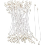 Creativ Company - Creativ Company Https://www.cchobby.nl/bloemmeeldraden-l-6-4-cm-d-2-mm-wit-parelmoer-100-stuk-1-doos
