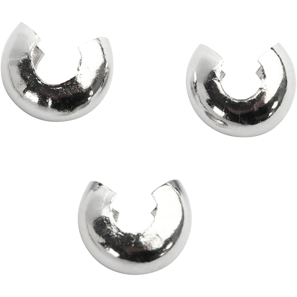 Creativ Company - Creativ Company Https://www.cchobby.nl/metalen-hoes-d-5-mm-verzilverd-50-stuk-1-doos