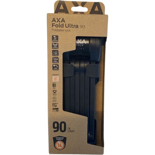 Axa - Vouwslot fold ultra 90cm art** zwart