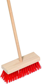Goki - kinderborstel 65 cm rood