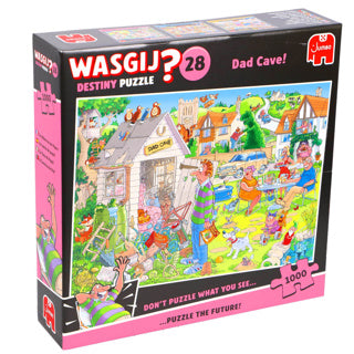 Jumbo - Wasgij destiny 28 legpuzzel - de mancave van pa 1000st.